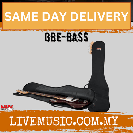 Gator GBE-BASS Economy Gig Bag for Electric Bass Guitar  (GBEBASS/GBE BASS)