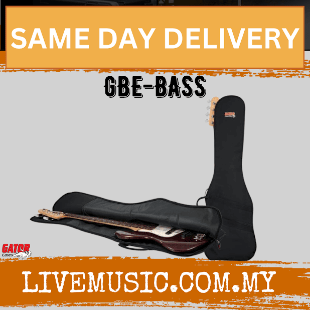 Gator GBE-BASS Economy Gig Bag for Electric Bass Guitar  (GBEBASS/GBE BASS)