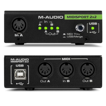 M-Audio MIDISport 2X2 Anniversary Edition - 2-in/2-out USB Bus-Powered MIDI Interface