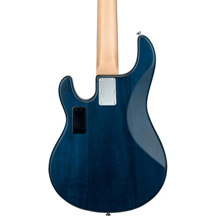 Sterling Ray5 Stingray 5-String Electric Bass Guitar Jatoba Fretboard - Trans Blue Satin (Ray-5/Ray 5)