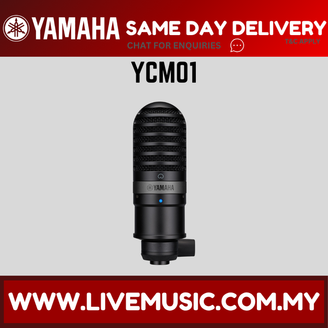 Yamaha YCM01 Condenser Microphone - Black ( YCM01 )