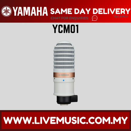 Yamaha YCM01 Condenser Microphone - White ( YCM01 )