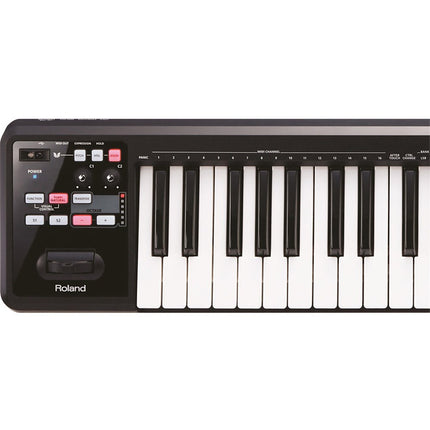 Roland A-49 49-Keys MIDI Keyboard Controller with USB Cable - Black (A49)