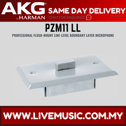 AKG PZM11LL Boundary Layer Microphone Low Profile Mic (PZM-11LL PZM 11LL)