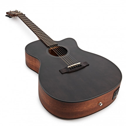 Cort Core-OC Spruce Acoustic-Electric Guitar with Bag - Open Pore Trans Black (CoreOC/CORE)