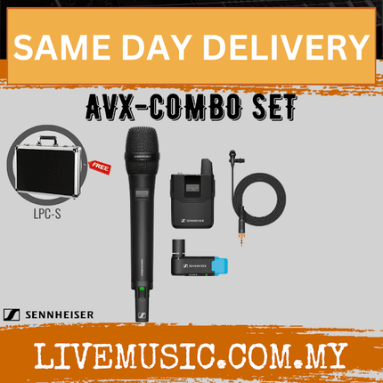 Sennheiser AVX-Combo SET Digital Camera-Mount Wireless Combo Microphone System (AVXComboSET/AVX Combo SET)