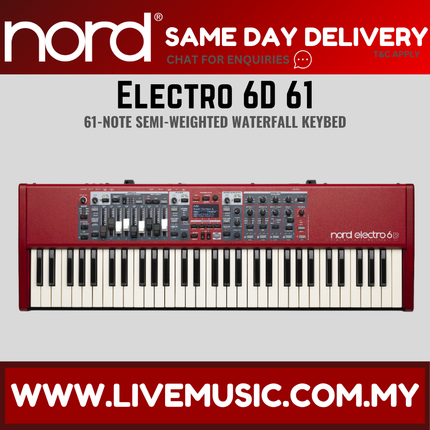 Nord Electro 6D 61 Semi Weighted Waterfall Stage Piano