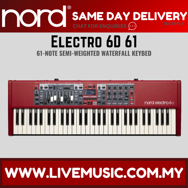Nord Electro 6D 61 Semi Weighted Waterfall Stage Piano