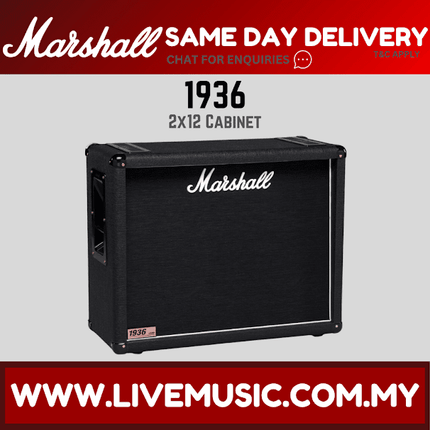 Marshall 1936 2x12inch 150watt  Extension Speaker Cabinet