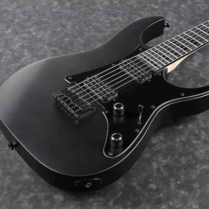 Ibanez Gio GRGR131EX HH Solid Body Electric Guitar Bound Purpleheart Fretboard - Black Flat (GRGR131-EX/GRGR131EX-BKF)