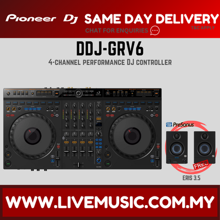 Pioneer DJ DDJ-GRV6 4-channel DJ Controller with Groove Circuit ( DDJ GRV6 DDJGRV6 )