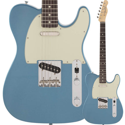 Fender Japan Traditional II 60s Telecaster Electric Guitar, Rosewood Fretboard with Gig Bag - Lake Placid Blue