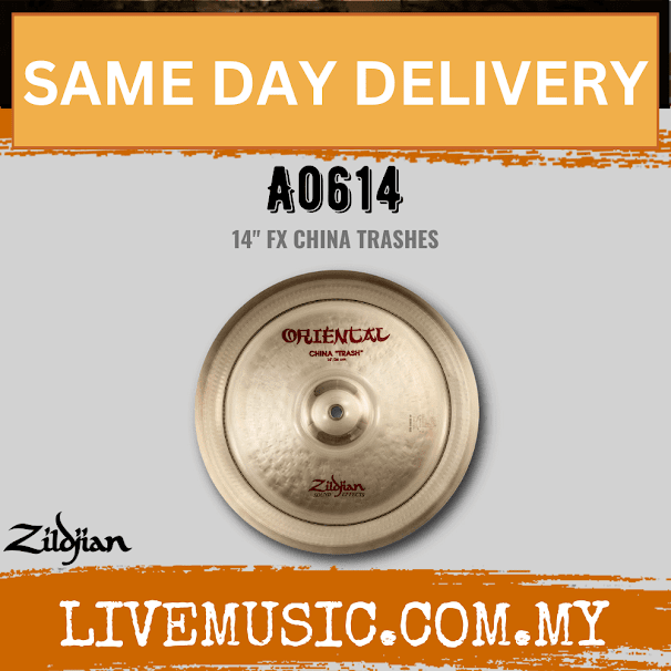Zildjian 14" FX Oriental China Trash Cymbal (A0614)