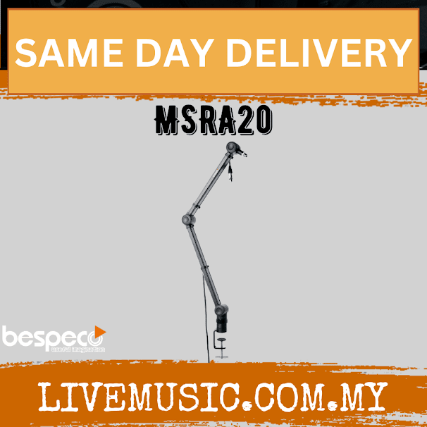Bespeco MSRA20 Broadcast Mic Arm ( MSRA-20 / MSRA 20 )