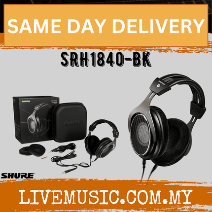 Shure SRH1840 Professional Open Back Headphones ( SRH-1840 / SRH 1840 )