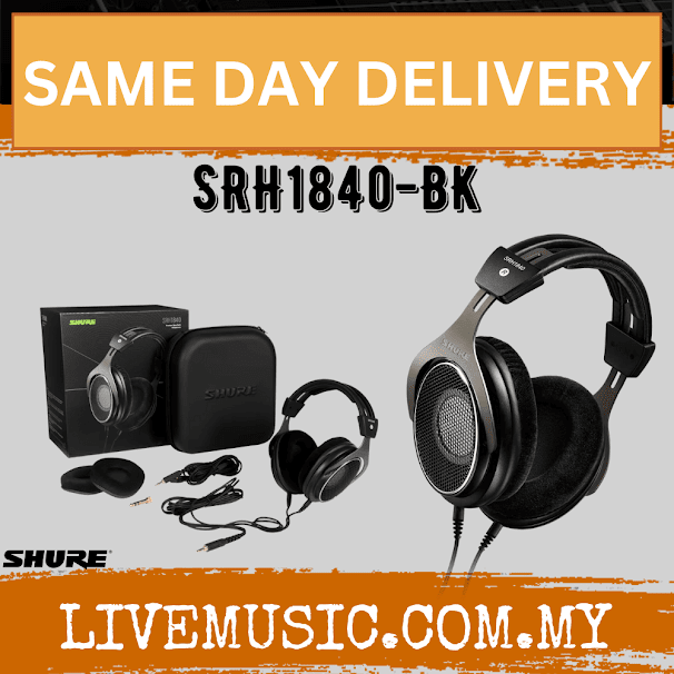 Shure SRH1840 Professional Open Back Headphones ( SRH-1840 / SRH 1840 )