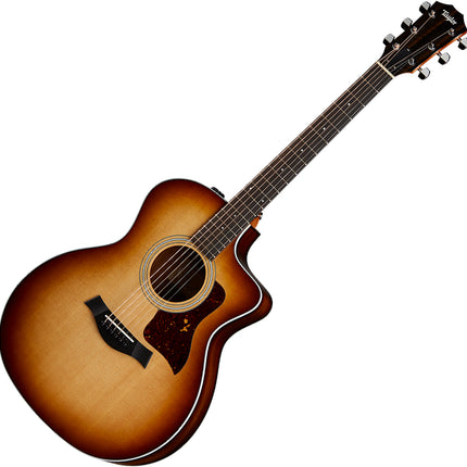Taylor 214CE-SB Deluxe Grand Auditorium Acoustic Guitar w/Case, Tobacco Sunburst  ( 214CE SB / 214CESB )