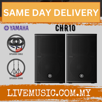 Yamaha CHR10 700-Watt 10" Passive Speaker w/Speaker Stand - Each / Pair ( CHR10 / CHR 10 )