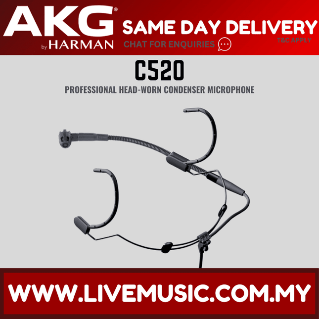 AKG C520 Headworn Microphone (C-520 C 520)