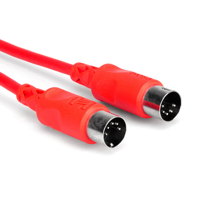 Hosa MID-305RD MIDI Cable, 5ft - Red (MID305RD/MID 305)