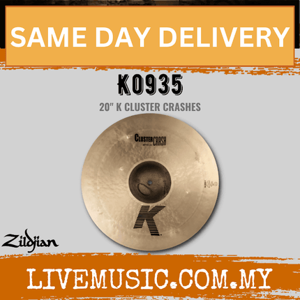 Zildjian K0935 20” K Cluster Crash (K0935)