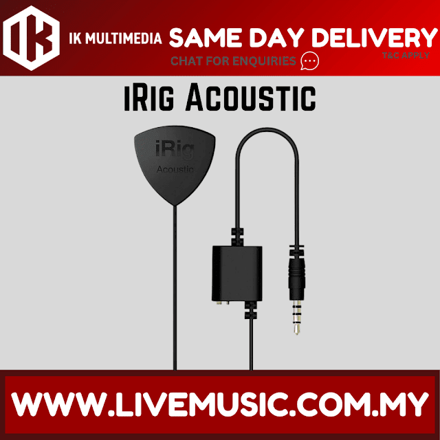 IK Multimedia iRig Acoustic Recording Interface For IOS Devices