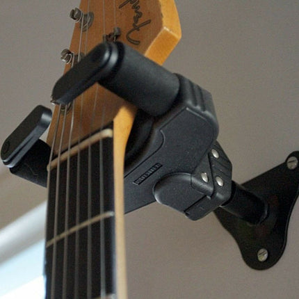 Hercules Stands GSP39WB PLUS Universal Auto Grip Wall Mount Guitar Hanger with Steel Base, Short Arm