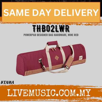 TAMA THB02L-WR Powerpad Designer Hardware Bag, Wine Red ( THB02LWR / THB02L WR )