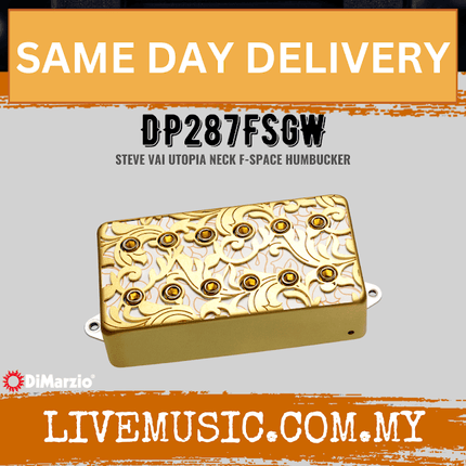 DiMarzio DP287F Utopia Neck F-spaced - Satin Gold White (DP287FSGW)