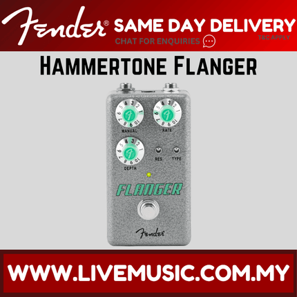 Fender Hammertone Flanger Guitar Effects Pedal