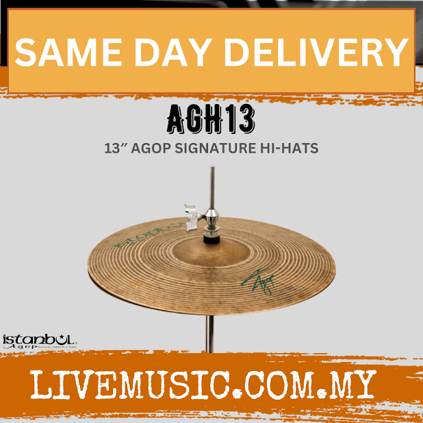 Istanbul Agop AGH13 13" Agop Signature Hi-Hats Cymbal ( AGH-13 / AGH 13 )