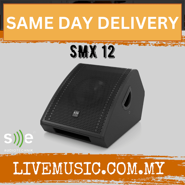 SE Audiotechnik SMX 12 12" Two way Co-Axial Active Stage Monitor Loudspeaker (SMX12 SMX-12)