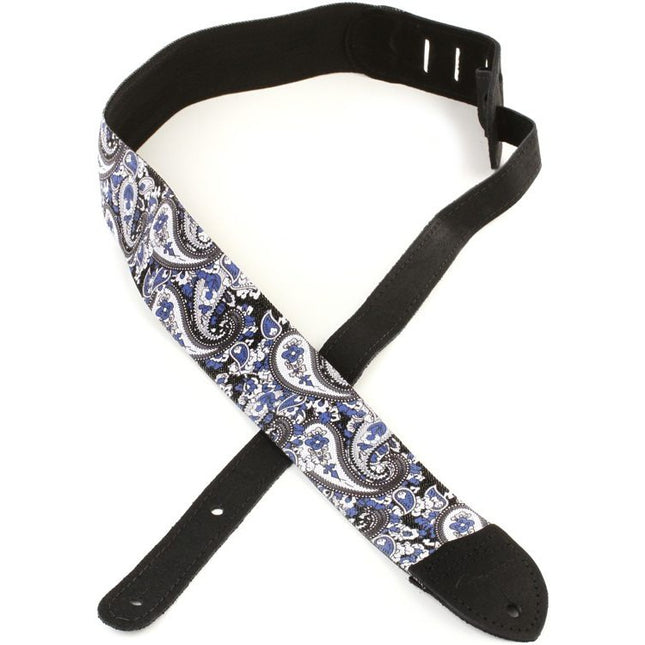 Fender Cotton Guitar Strap - Blue Paisley