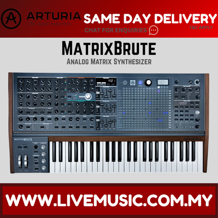 Arturia MatrixBrute Analog Monophonic Synthesizer