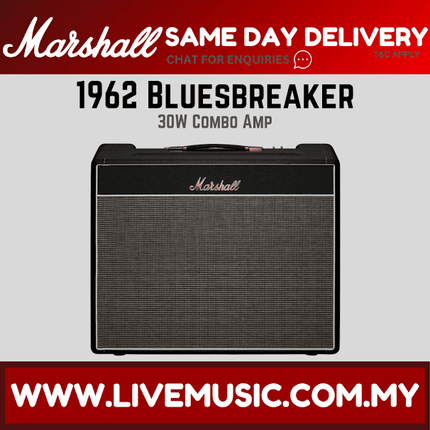 Marshall 1962 Bluesbreaker 2x12 Inch 30Watt Tube Combo Guitar Amplifier