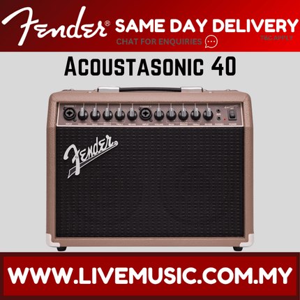 Fender Acoustasonic 40 Acoustic 40-watts 2 x 6.5" Guitar Combo Amplifier