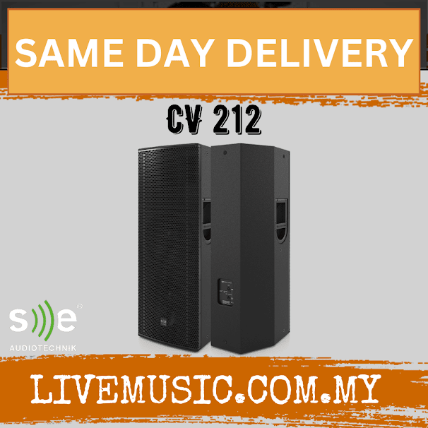 Se Audiotechnik CV-212 2-Way Passive Speaker - Black (CV212 CV 212)