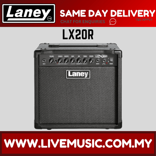 Laney LX20R 20-watt Guitar Combo Amplifier (LX-20R/LX 20R)