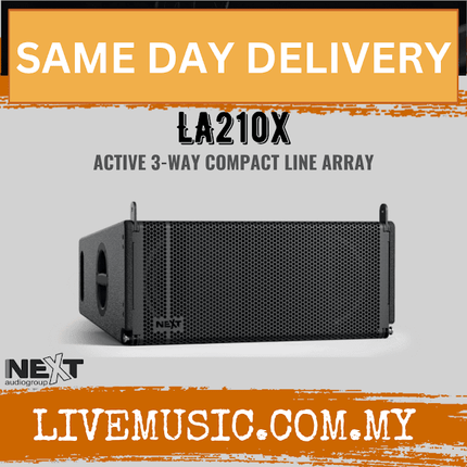 Next Audio LA210X Active 3-way Compact Line Array ( LA 210X / LA-210X )