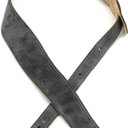 Fender 2inch Reversible Suede Guitar Strap - Gray/Tan