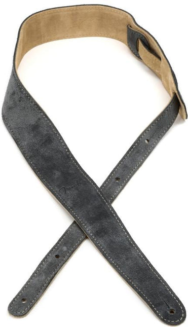 Fender 2inch Reversible Suede Guitar Strap - Gray/Tan