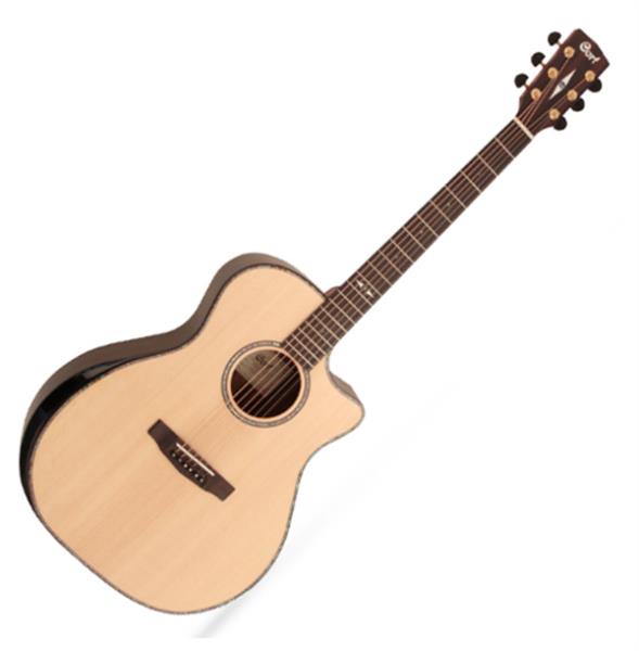 Cort GA-PF Bevel - Acoustic Guitar with Gig Bag - Natural Glossy ( GA PF / GAPF )