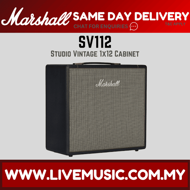 Marshall Studio Vintage 70 Watt 1x12 Extension Speaker Cabinet (SV112)