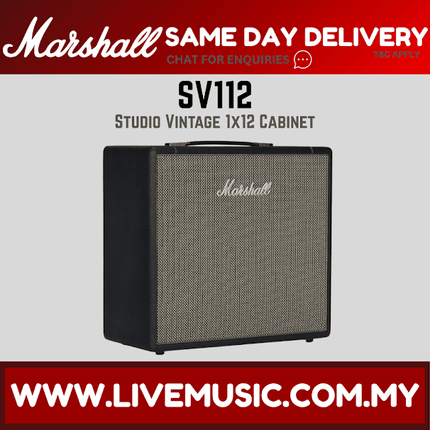 Marshall Studio Vintage 70 Watt 1x12 Extension Speaker Cabinet (SV112)