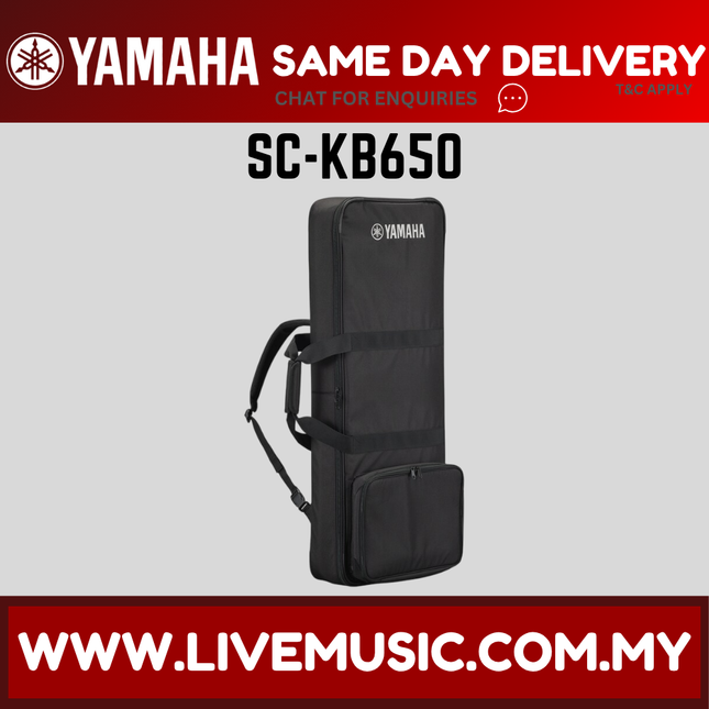 Yamaha SC-KB650 61-key Carrying Soft Case for PSR-SX920/SX720/SX600, PSR-E473 ( KB650 SCKB650 )