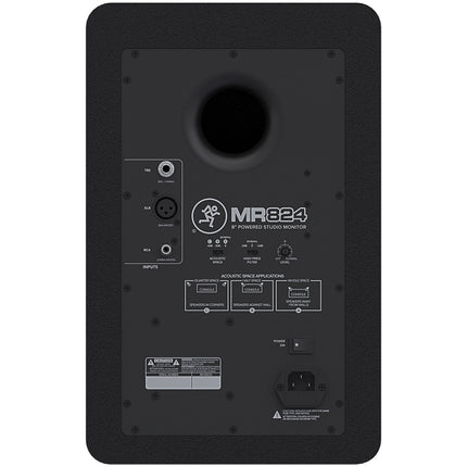 Mackie MR824 8" 65W Active Powered Studio Monitor Speaker (MR 824/MR-824)