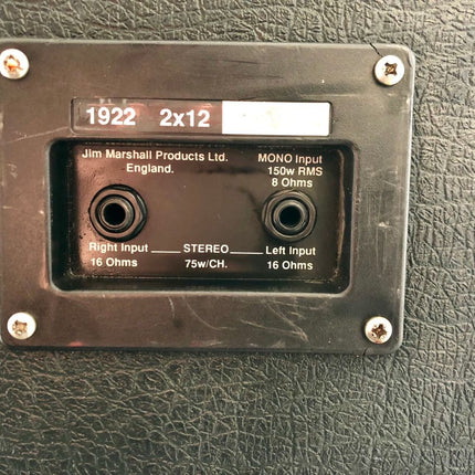 Marshall 1922 2x12 Inch 150watt Extension Cabinet