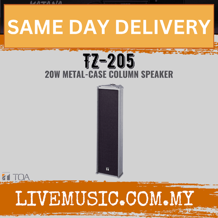 TOA Column Speaker TZ-205 20W Metal-case Column Speaker ( TZ205 / TZ 205 )