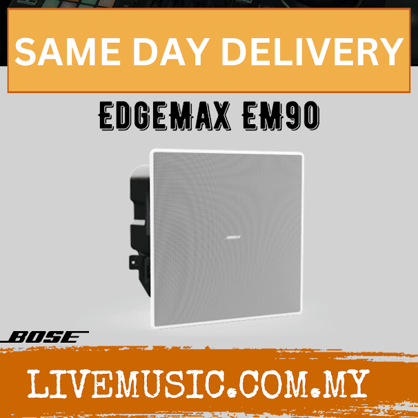 Bose Edgemax EM90 In-Ceiling Premium Loudspeaker - White ? EM90 )