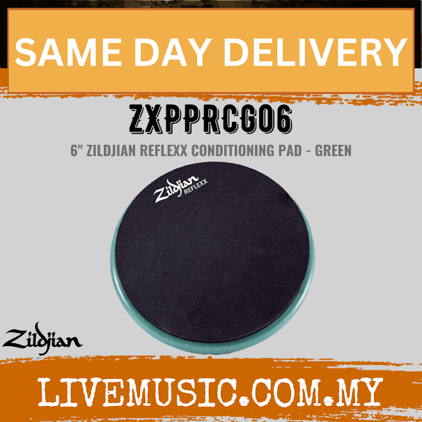 Zildjian ZXPPRCG06 Reflexx Conditioning Pad 6" Green (ZXPPRCG06)